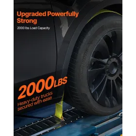 E Track Tie Down Rail Kit, 2' Steel Rails, 4 Pack, Secure Cargo & Heavy Loads Up to 2000 lbs, Heavy Duty Etrack Rails with