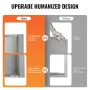 BBQ Access Door, 787x609 mm Double Outdoor Kitchen Door, Stainless Steel Flush Mount Door, Wall Vertical Door with Recessed Hand