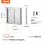 660x609 mm BBQ Island Access Door Outdoor Kitchen Door Rustfrit