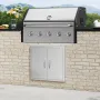 660x609 mm BBQ Island Access Door Outdoor Kitchen Door Rustfrit