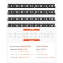 E Track Tie Down Rail Kit, 5' Steel Rails, 4 Pack, Secure Cargo & Heavy Loads Up to 2000 lbs, Heavy Duty Etrack Rails with Screw
