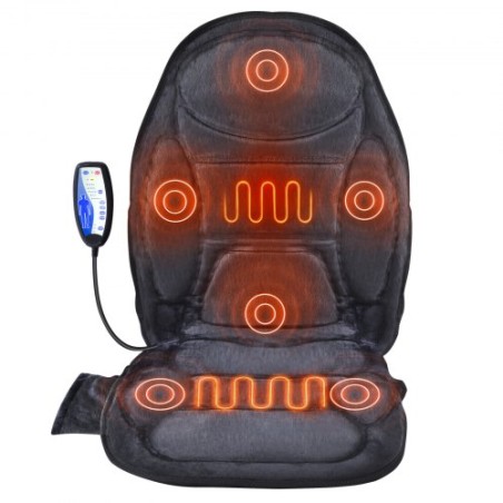 Massage Seat Cushion with Heat 6 Vibration Motor Seat Massage Pad 5 Modes