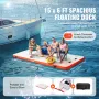 Oppustelig flydebro, 15 x 6FT oppustelig broplatform