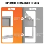 BBQ Access Door, 762x532 mm Double Outdoor Kitchen Door, Stainless Steel Flush Mount Door, Wall Vertical Door with Recessed Hand