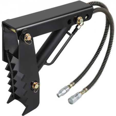 Hydraulic Backhoe Thumb, 18 inch 1/2" Thickness Heavy Duty Excavator Thumb, Black Steel Weld On Thumb Attachments with