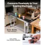 Belt Conveyor, 59 x 7.8 inch Conveyor Table, Heavy Duty Stainless Steel Motorized Belt Conveyor for Inkjet Coding Applications P