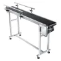 Belt Conveyor, 59 x 7.8 inch Conveyor Table, Heavy Duty Stainless Steel Motorized Belt Conveyor for Inkjet Coding Applications P