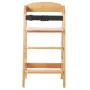 Wooden High Chair for Babies & Toddlers, Convertible Adjustable Feeding Chair, Eat & Grow High Chair with Seat Cushion, Portable