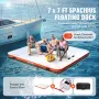 Oppustelig flydebro, 7 x 7FT oppustelig broplatform