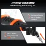 2.5 cm Air Impact Wrench, Up to 7016.37 N·m Beast Reverse Torque Output Pneumatic Impact Gun w/ 20cm Extended Anvil for Repairs 