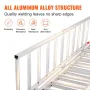 Aluminum Ramps, 1500 lbs, Tri-Fold Ramp with Load Straps, Folding Loading Ramp for Motorcycle, Tractor, ATV/UTV, Trucks, Lawn Mo