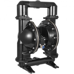Air-Operated Double Diaphragm Pump, 2 inch Inlet & Outlet, Aluminum Alloy Body, 75 GPM & Max 120PSI, Nitrile Diaphragm Transfer