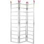 Aluminiumsramper, 1500 lbs, tri-fold rampe med