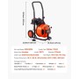 Drain Cleaner Machine Electric Drain Auger 100 FT x 1/2 In Auto Feed