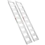 Aluminiumsramper, 1250 kg, lige rampe med slidbaner og