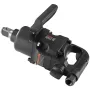 2.5 cm Air Impact Wrench, Up to 3698.45 N·m Reverse Torque Output 2.5 cm Pneumatic Impact Gun Lightweight w/ 2 Handles for Heavy