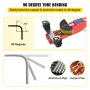 Manual Tube Bender Kit 7 Heads 1/4