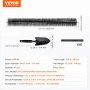 Gutter Brush, 120 Feet Total Length 4.33 inch Diameter Gutter Cleaning Tools, Ground-Level Gutter Brush Leaf Guard for 5 Inch Gu