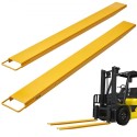 Pallet Fork Extensions, 72" Length 5.5" Width, Heavy Duty Carbon Steel Fork Extensions for Forklifts, 1 Pair Forklift
