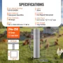 Isenkrævende klud, 1/2 tommer 24 tommer x 25 fod 19 Gauge