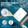 Inflatable Floating Dock, 8 x 6FT Inflatable Dock Platform, Non-Slip Water Floating Dock Mat with Portable Carrying Bag & Detach