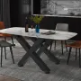Metal Table Legs 15.7 x 15.5 Inch Black Table Legs Premium steel table legs with X-frame style Steel Bench Legs Country Style Ta
