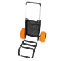 Beach Dolly with Big Wheels for Sand, 29.9" x 15.4" Cargo Deck, w/ 12" Solid Wheels, 165LBS Loading Capacity Folding Sand Cart &