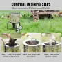 Chicken Plucker Machine, Feather Plucker with 20-inch Stainless Steel Drum, Defeathering Equipment with 108 Soft Fingers, Simple