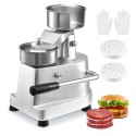 Commercial Burger Patty Maker, 100 mm/4 tommer hamburger Oksekød Patty Maker, Heavy Duty Food Grade Rustfri stål skål Burger