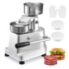 Commercial Burger Patty Maker, 100mm/4inch Hamburger Beef Patty Maker, Heavy Duty Food-Grade Stainless Steel Bowl Burger Press
