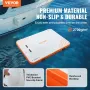 Inflatable Floating Dock, 10 x 8FT Inflatable Dock Platform, Non-Slip Water Floating Dock Mat with Portable Carrying Bag & Detac