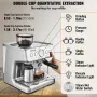 Espresso -maskine med slibemaskine 15 bar semi automatisk