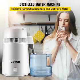 e Water Distiller 1L/h Water Purifier Filter Dental Medical Home 220V