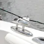 Boat Anchor Hook, 304 Stainless Steel Slide Anchor, Knotless Anchor System with Quick Release, Boat Anchor Hook Clips for 3/8" -