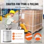Polyester pull tape, 5/8 "x 318 'muldyr tape fladt reb, 2200