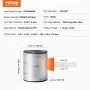Polyester pull tape, 5/8 "x 318 'muldyr tape fladt reb, 2200