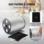 Polyester Pull Tape, 3/4" x 265' Mule Tape Flat Rope, 2500 lbf Tensile Capacity, Printed Webbing Cable Pulling Tape for Packagin