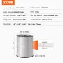Polyester Pull Tape, 3/4" x 265' Mule Tape Flat Rope, 2500 lbf Tensile Capacity, Printed Webbing Cable Pulling Tape for Packagin