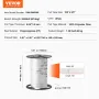 Polyester pull tape, 5/8 "x 108 'muldyr tape fladt reb, 2200