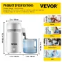 Pure Water Distiller 4L Stainless Steel Inner Water Distillation 750W Water Purifier Filter Water Distillers Machine with Collec