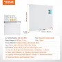 Magnetisk glas tavle, tørt sletningsplade 900 x 600 mm