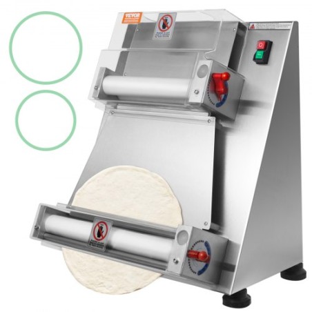 15 tommer pizza dejrulle Sheeter Automatisk kommerciel pizza dej presse