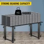 Black Metal Table Legs Set of 2 Steel Table Legs 28x23 Inch Dining Table Legs Office Table Legs Computer Desk Legs Steel Bench L