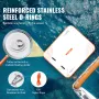 Inflatable Floating Dock, 6 x 5FT Inflatable Dock Platform, Non-Slip Water Floating Dock Mat with Portable Carrying Bag & Detach