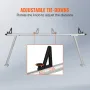 Truck Rack, 800 lbs Capacity, 71"x32" Aluminum Ladder Rack for Truck with 8 Non-Drilling C-clamps, Heavy Duty Truck Bed Rack Two
