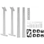 Truck Rack, 800 lbs Capacity, 71"x32" Aluminum Ladder Rack for Truck with 8 Non-Drilling C-clamps, Heavy Duty Truck Bed Rack Two