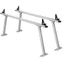 Truck Rack, 800 lbs Capacity, 71"x32" Aluminum Ladder Rack for Truck with 8 Non-Drilling C-clamps, Heavy Duty Truck Bed Rack Two