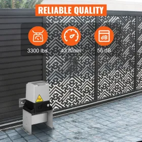 3300 kg automatisk glidende portåbner indkørsel Operatør infrarød sensor