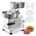 Commercial Burger Patty Maker, 150 mm/6inch Hamburger Beef Patty Maker, Heavy Duty Food Grade Rustfri Steel Bowl Burger Press