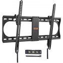 Universal TV Wall Mount, Low Profile TV Mount Fits for Most 37-70 inch TVs, Tilt Wall Mount TV Brackets, Max VESA 600x400mm,